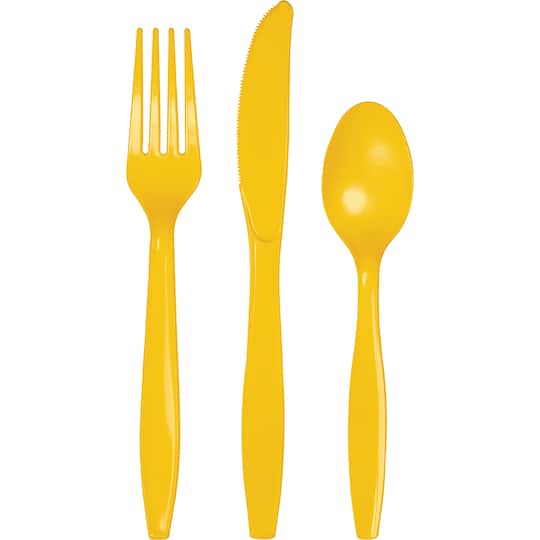 Hoffmaster Plastic Cutlery, 24ct. in Yellow | Michaels®